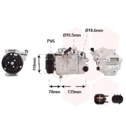 COMPRESSEUR AIRCO 1.0 EcoBoost R134a 