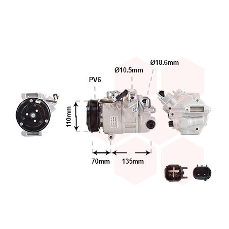 COMPRESSEUR AIRCO 1.0 EcoBoost R134a 