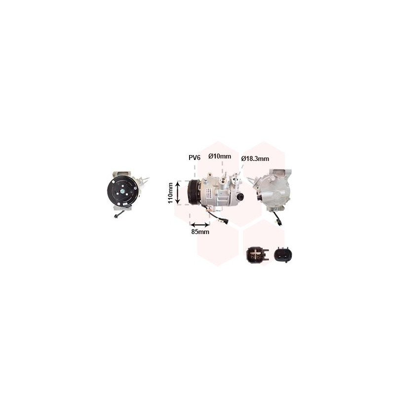 COMPRESSEUR AIRCO 1.5 EcoBoost R134a Avec clim arrière 