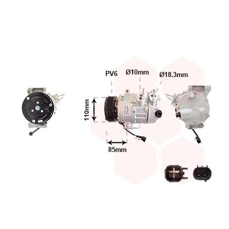 COMPRESSEUR AIRCO 1.5 EcoBoost R134a Avec clim arrière 
