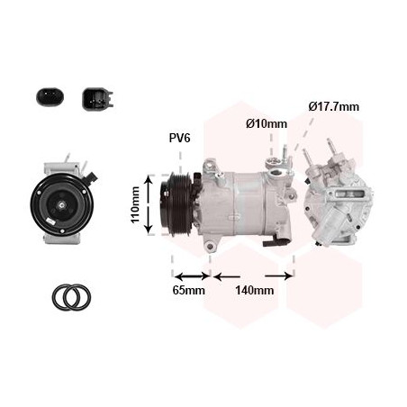 COMPRESSEUR AIRCO 1.0 EcoBoost Moteur  B7JA - B7JB 