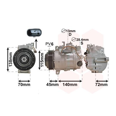 COMPRESSEUR AIRCO 300 - 350 Essence 