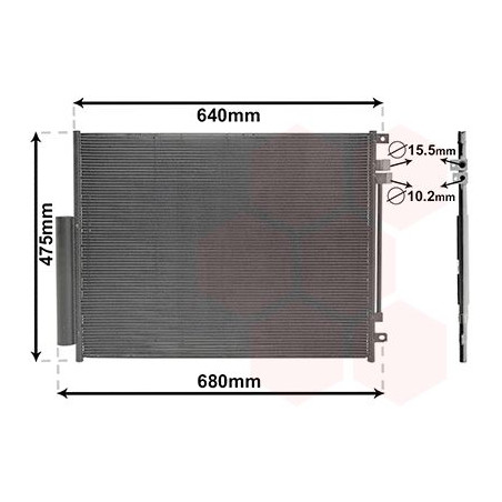Condenseur avec bouteille