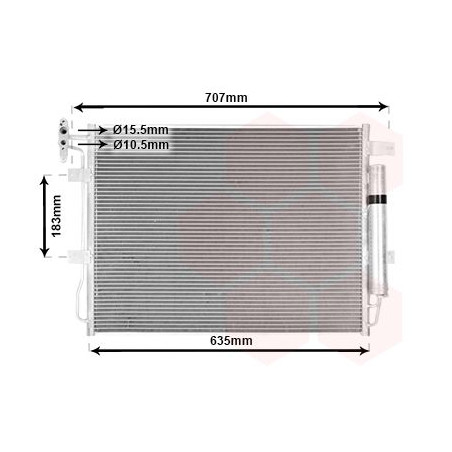 Condenseur avec bouteille