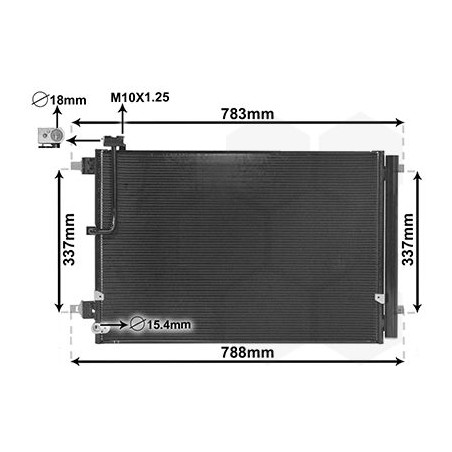 Condenseur avec bouteille