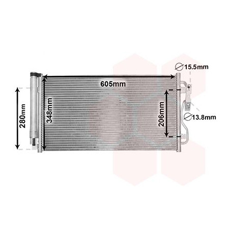 Condenseur avec bouteille