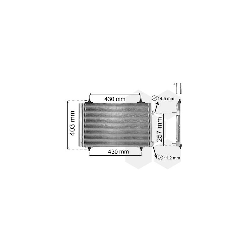 Condenseur avec bouteille
