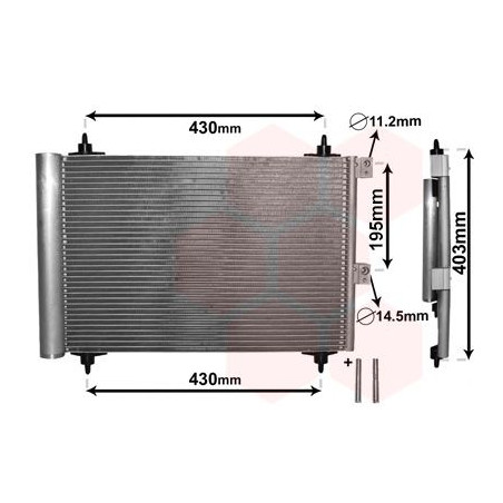 Condenseur avec bouteille