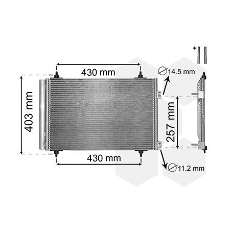 Condenseur avec bouteille
