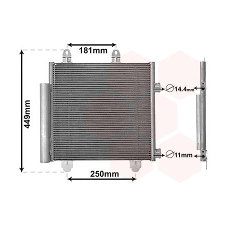 Condenseur avec bouteille