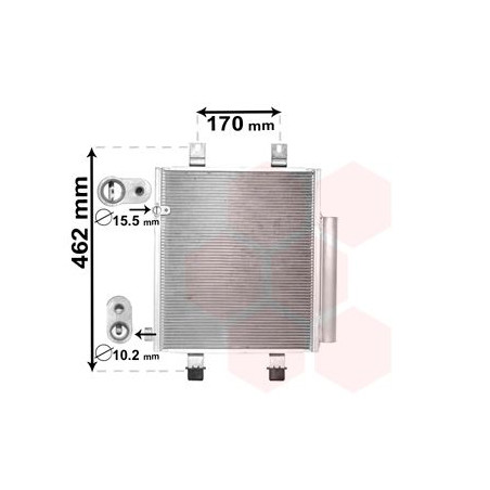 Condenseur avec bouteille