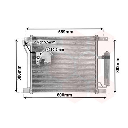 Condenseur avec bouteille