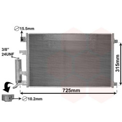Condenseur avec bouteille