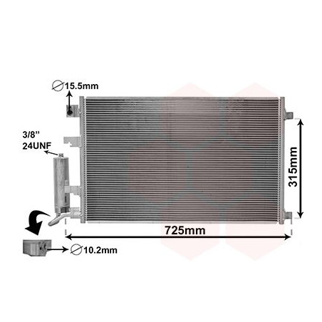 Condenseur avec bouteille