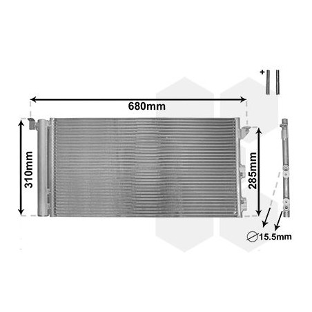 Condenseur avec bouteille