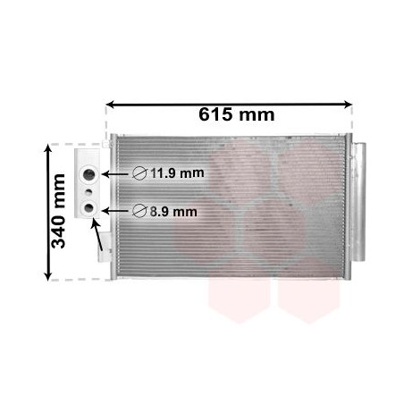 Condenseur avec bouteille
