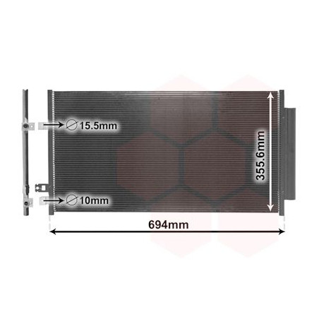 Condenseur avec bouteille