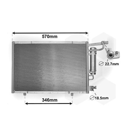 Condenseur avec bouteille