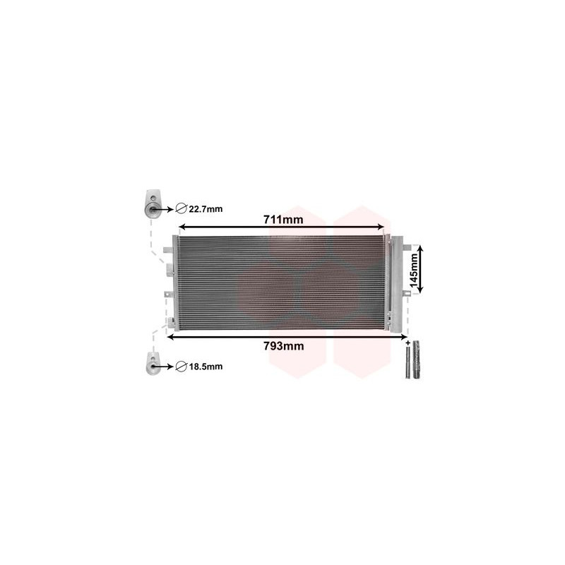 Condenseur avec bouteille