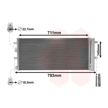 Condenseur avec bouteille