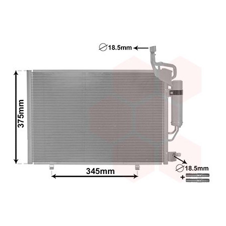Condenseur avec bouteille