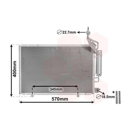 Condenseur avec bouteille