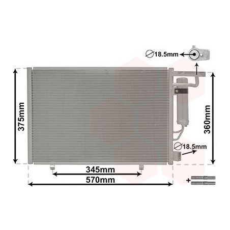 Condenseur avec bouteille