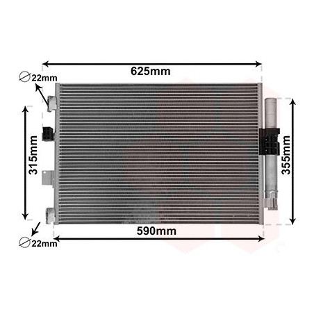 Condenseur avec bouteille