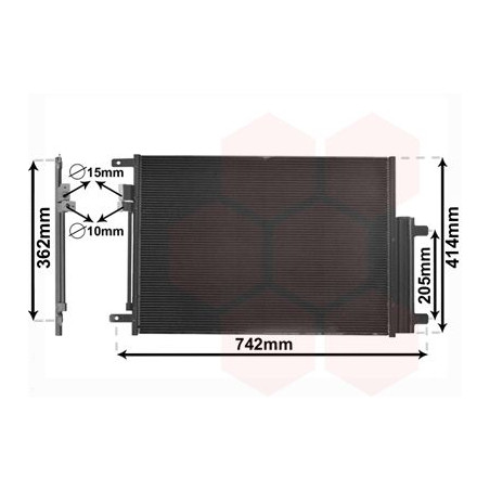 Condenseur avec bouteille