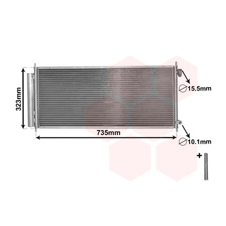 Condenseur avec bouteille