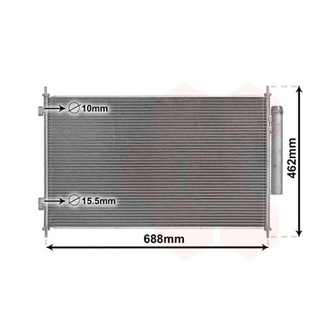 Condenseur avec bouteille
