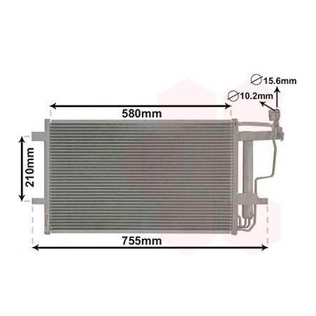 Condenseur avec bouteille