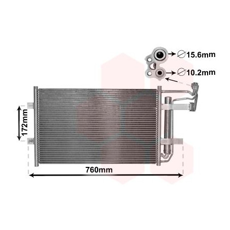 Condenseur avec bouteille