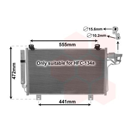 Condenseur avec bouteille
