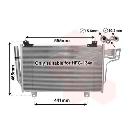 Condenseur avec bouteille