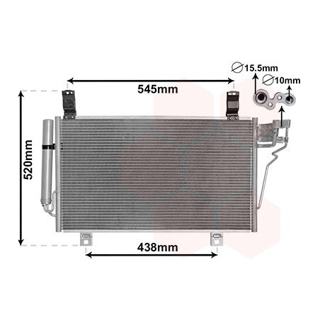 Condenseur avec bouteille