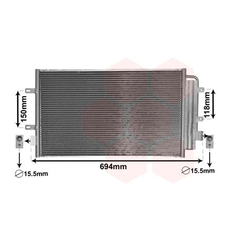 Condenseur avec bouteille