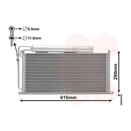Condenseur avec bouteille