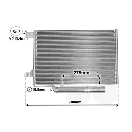 Condenseur avec bouteille