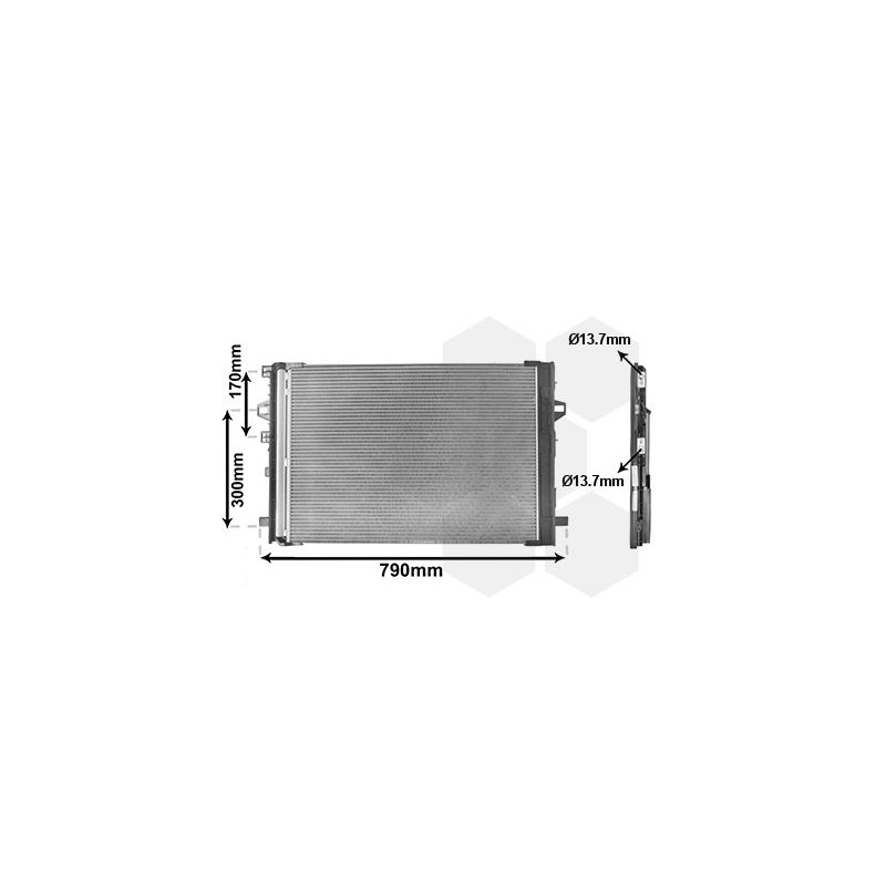 Condenseur avec bouteille
