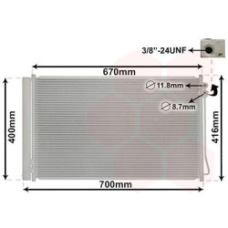 Condenseur avec bouteille