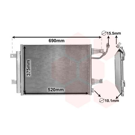 Condenseur avec bouteille