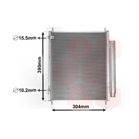 CONDENSEUR AVEC BOUTEILLE ELECTRIC 346x397x16 