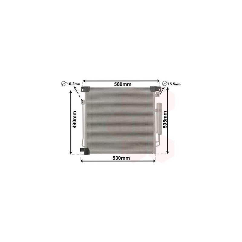 Condenseur avec bouteille