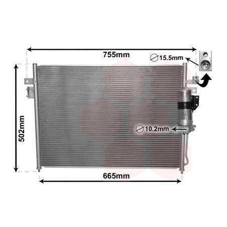 Condenseur avec bouteille