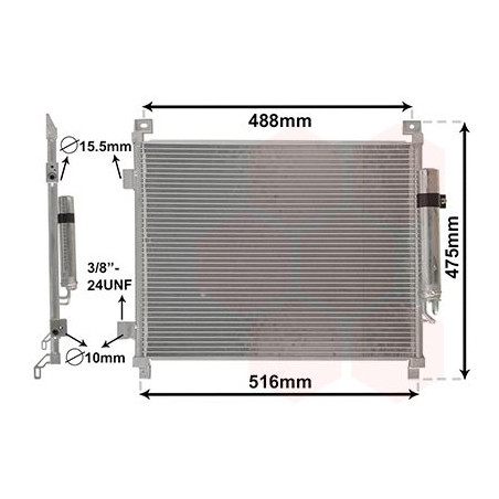 Condenseur avec bouteille