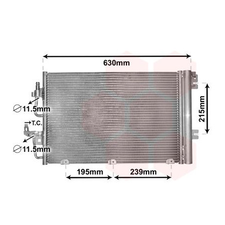Condenseur avec bouteille