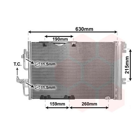 Condenseur avec bouteille