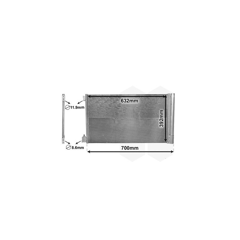 Condenseur avec bouteille