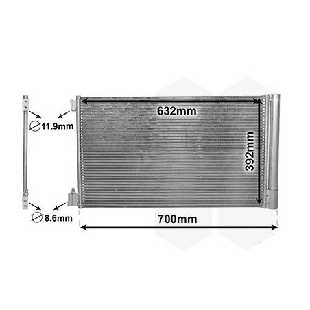 Condenseur avec bouteille